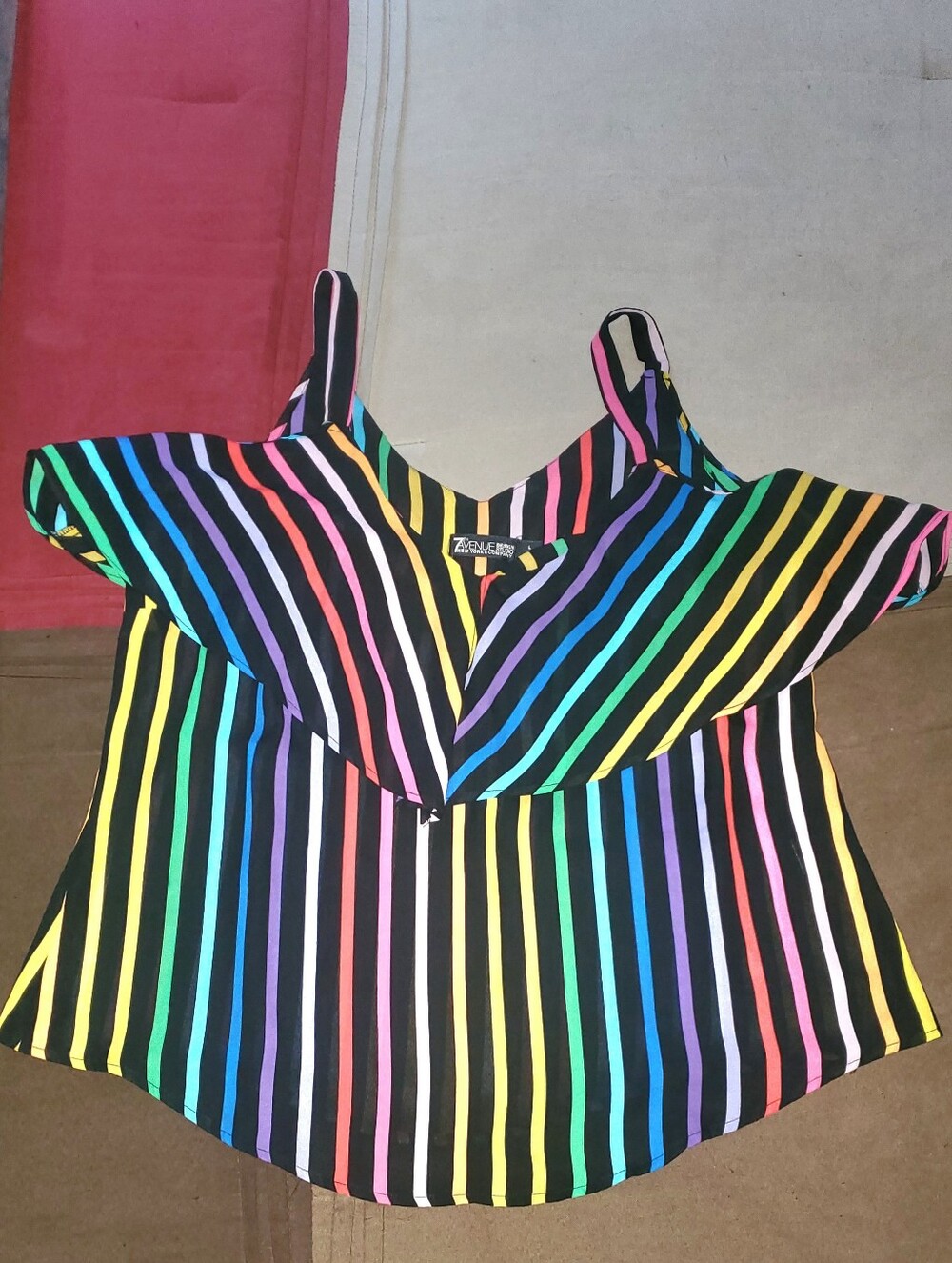 New York and Company summer cold shoulder top